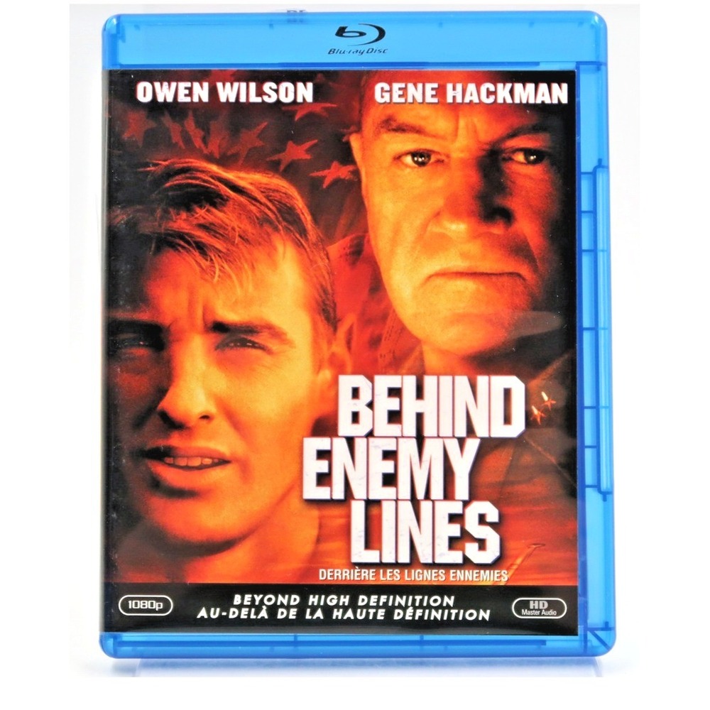 Behind Enemy Lines Blu-ray Owen Wilson Gene Hackman 2001 Action War Movie HD